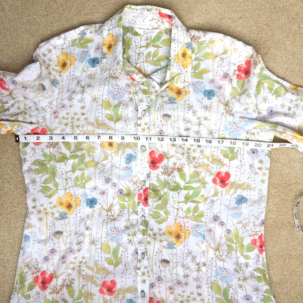 Brooks Brother Liberty Art Fabrics Floral Shirt 14 - Picture 5 of 5